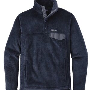 Men’s Patagonia Worn Wear M’s Re-Tool Snap-T Navy Pullover XL NWT of $119